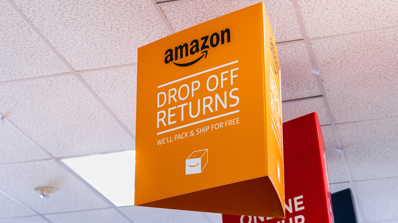 Amazon drop-off returns