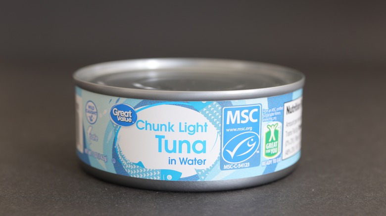 Albacore white tuna can