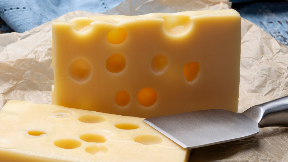 Typical Emmental Cheese with a smooth taste