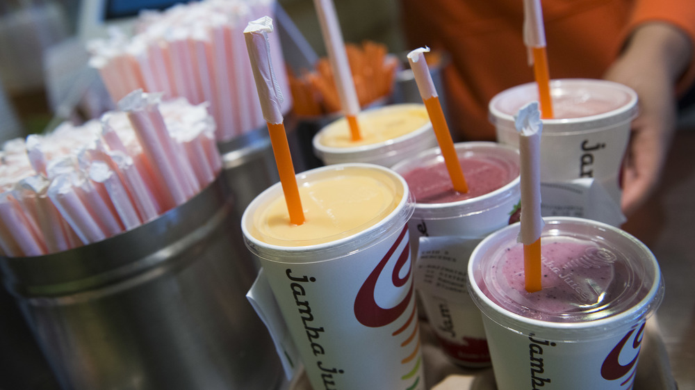 A Jamba order of beverages