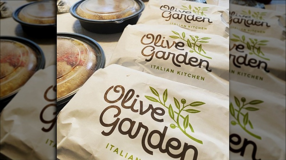 Food from Olive Garden 