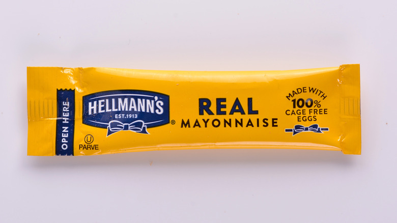 Hellman's real mayonnaise in small package