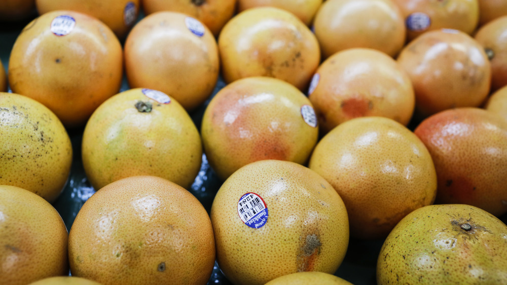 Sunkist citrus fruits laid out