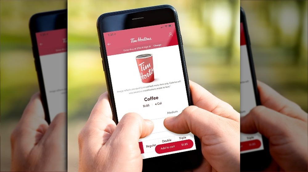 Tim Hortons digital app