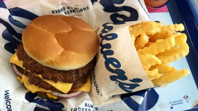 Culver's ButterBurger with cheese