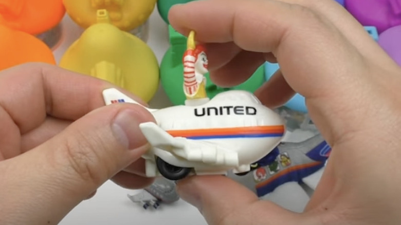 United Airlines Happy Meal toy