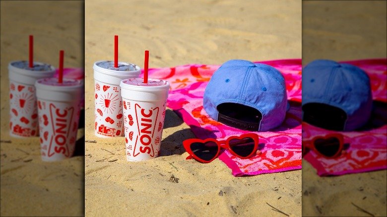 Sonic Slushes on the Beach