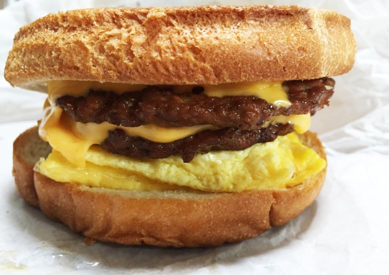 Sourdough breakfast sandwich