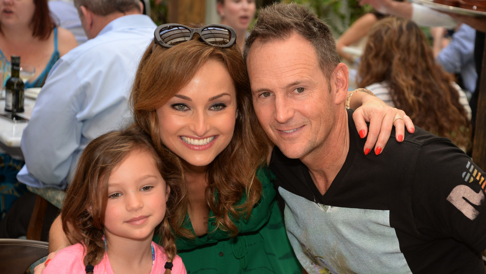 Giada De Laurentiis with Jade and Todd Thompson