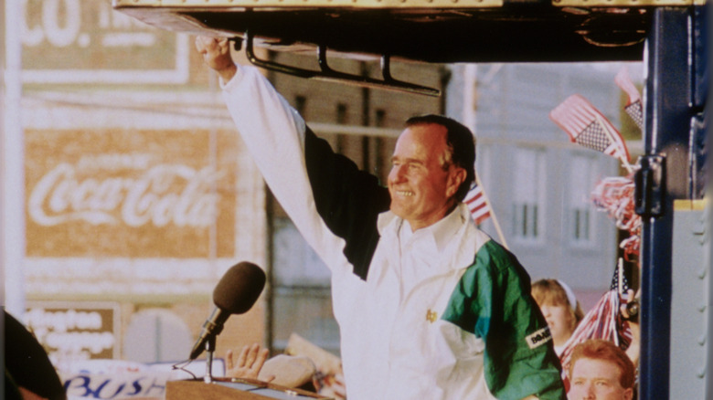 President George H.W. Bush in 1992