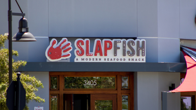 Exterior of a Slapfish restaurant