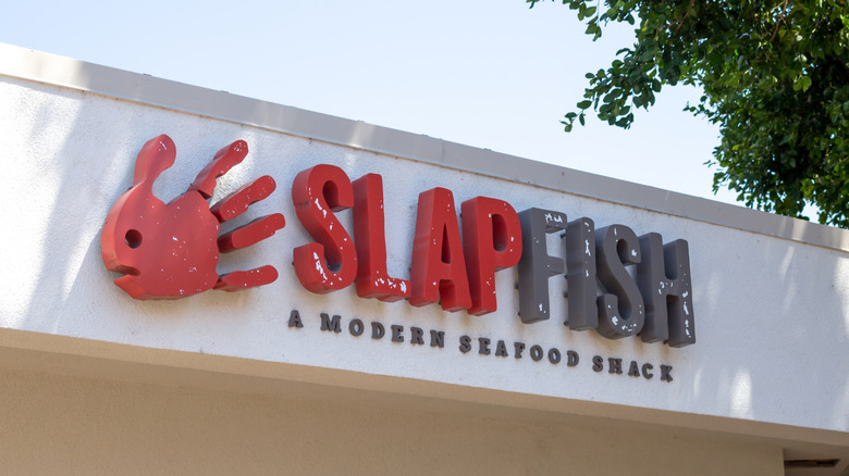 Exterior of a Slapfish restaurant