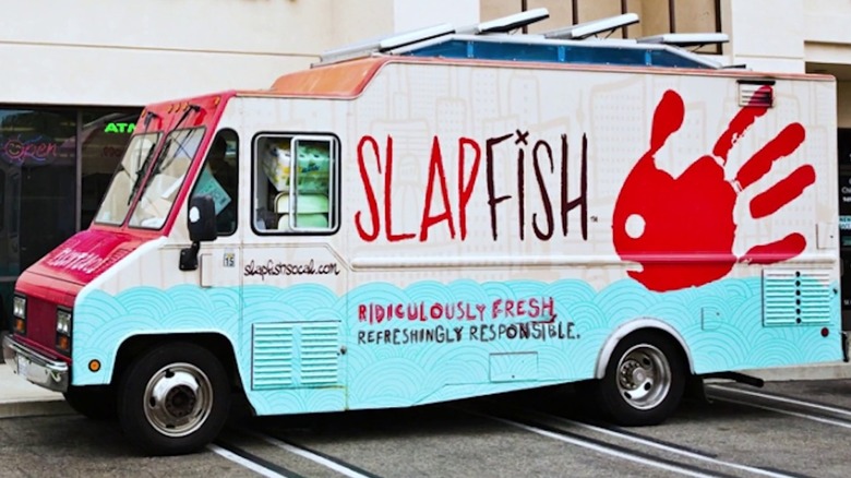 A fully-equipped Slapfish food truck