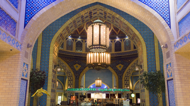 Interior of the Ibn Battuta Mall in Dubai