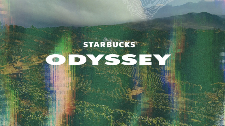 Ad for Starbucks Odyssey