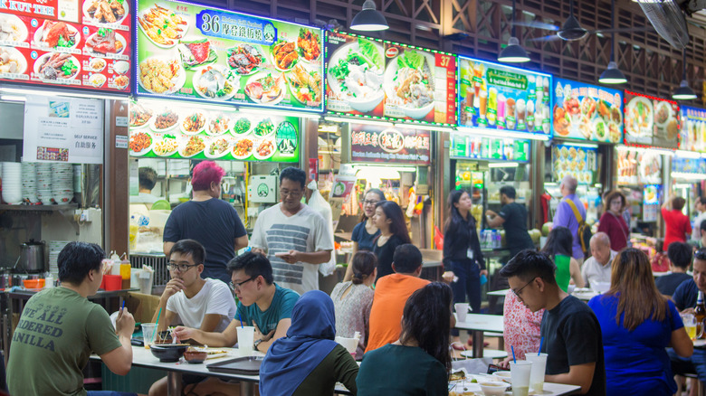 Singapore hawker center