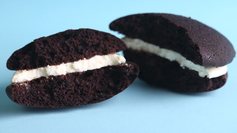 Dark chocolate whoopie pies