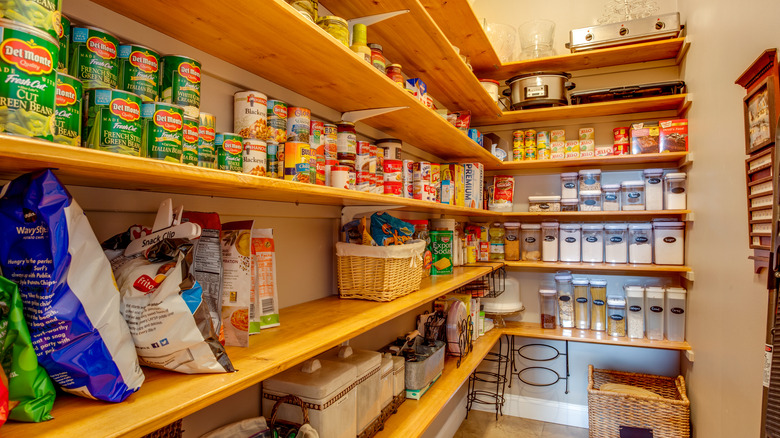 stocked pantry