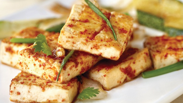 spicy tofu steak