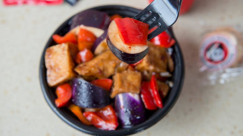 Panda Express eggplant tofu