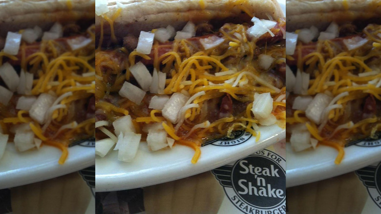 Steak n' Shake Chili Cheese Steak Frank