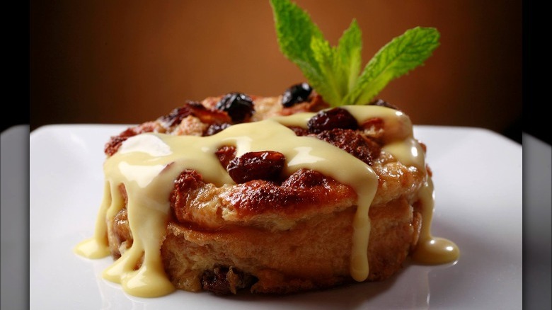 Bread pudding from Ruth's Chris Steak House