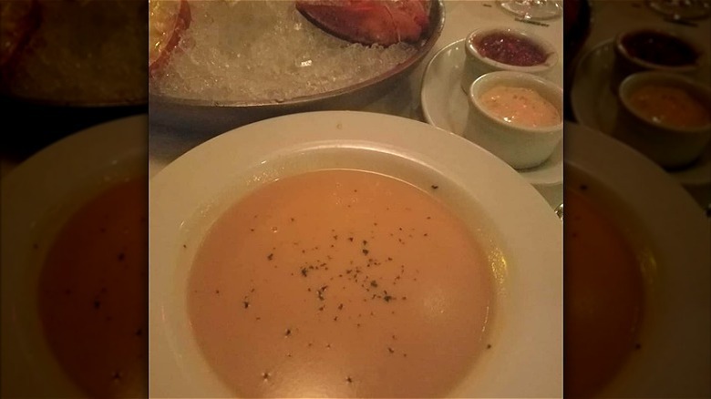 Lobster bisque from Ruth's Chris Steak House