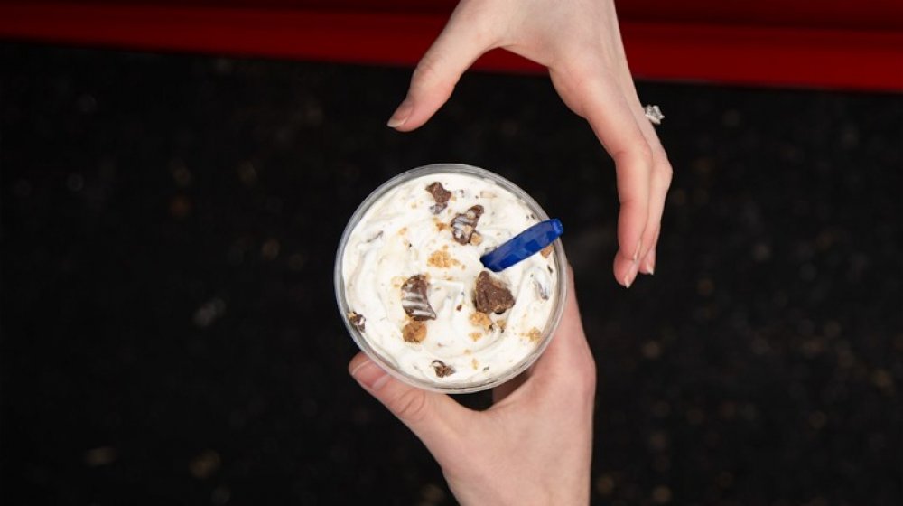 Culver's custard accepted at a drive-thru