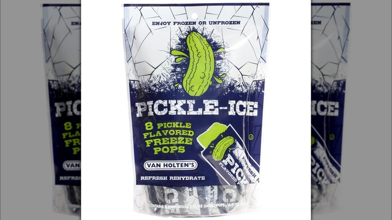 pickle ice pop package