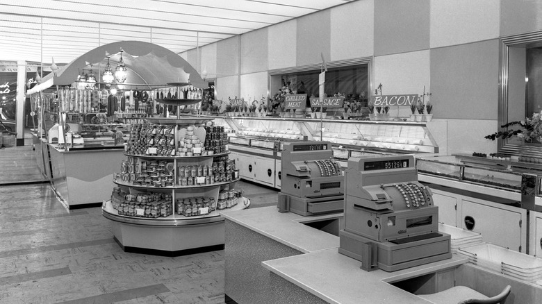 1950s meat market