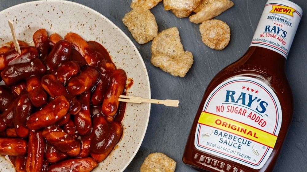 Sweet Baby Ray's no-sugar-added barbecue sauce 