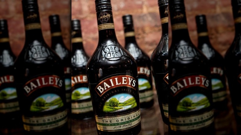 Bottles of Baileys Irish Cream