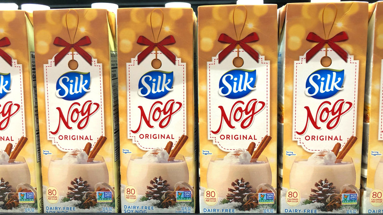 Silk brand dairy-free nog