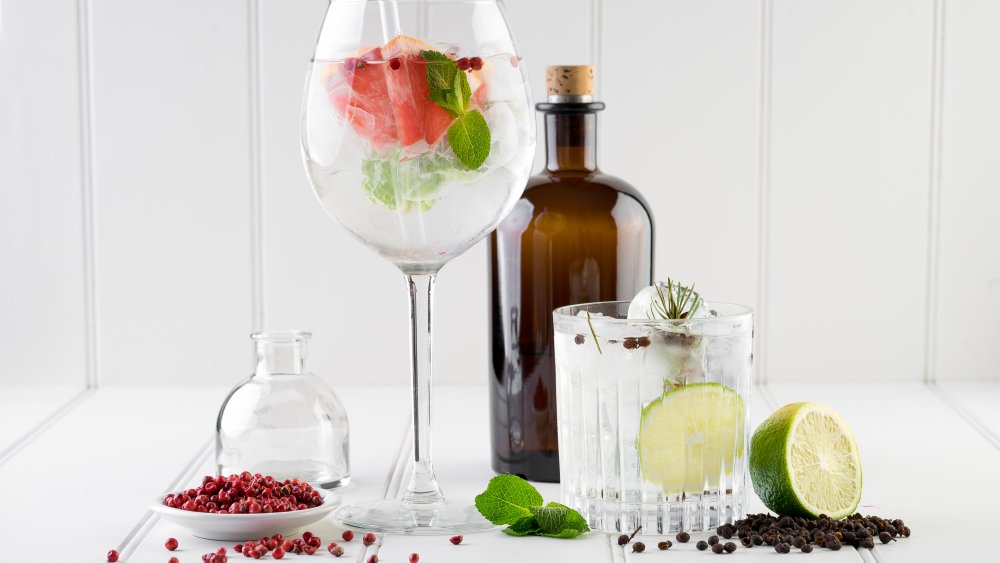 gin is low in calories 