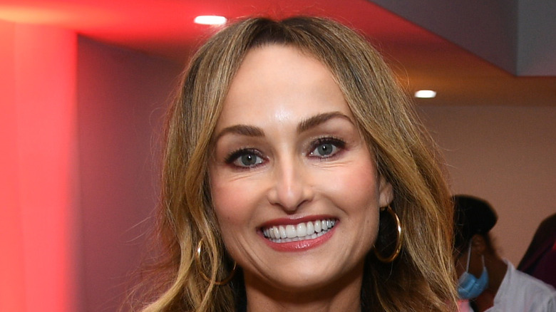 closeup of Giada De Laurentiis