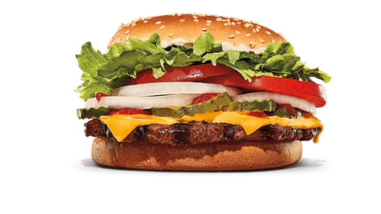 Burger King Whopper with cheese