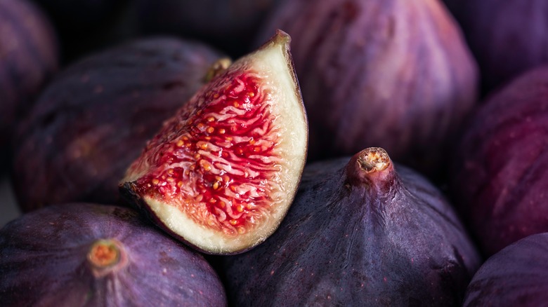 Close-up of figs