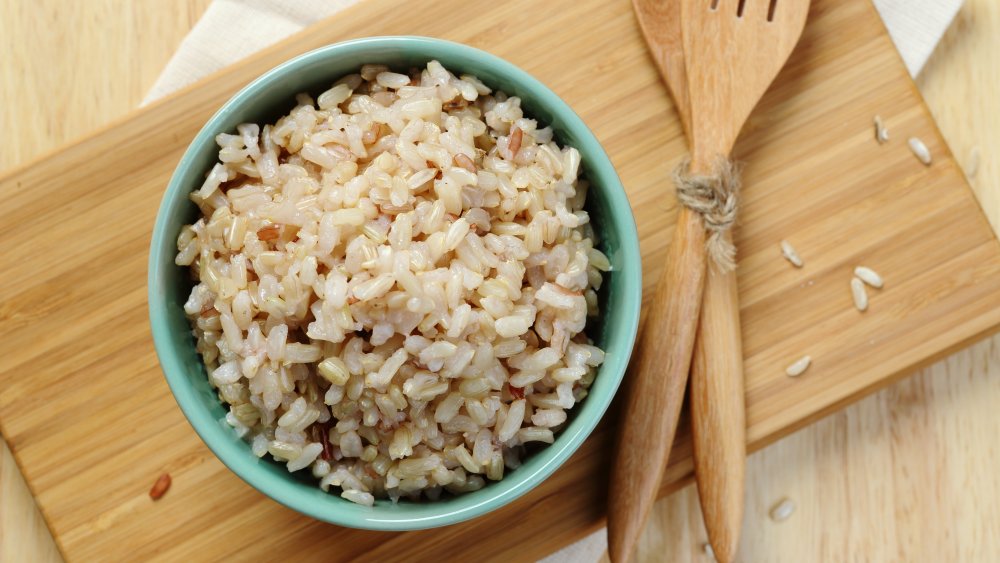 brown rice for beyond burgers