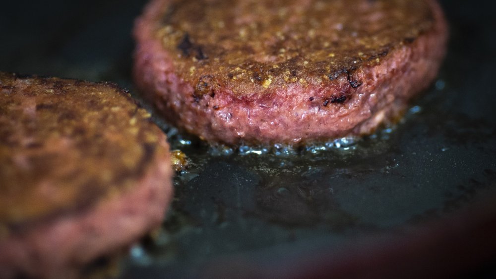 Beyond Burger browning in juices