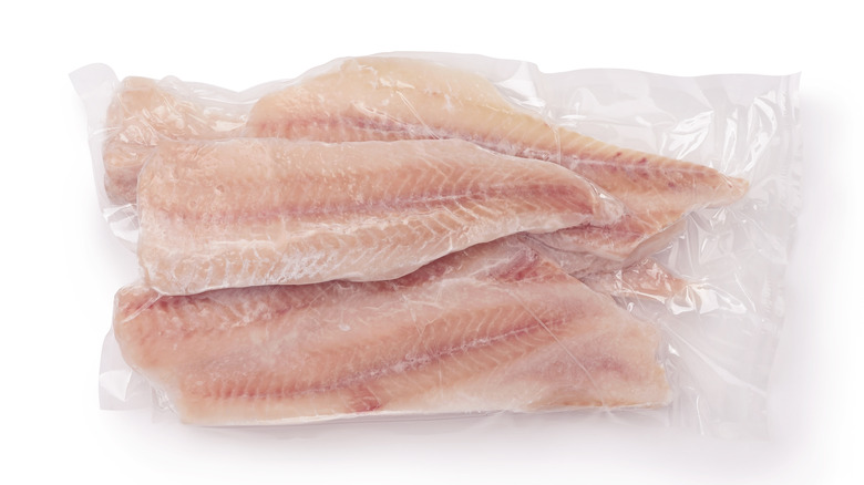 frozen uncooked pollock filets