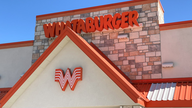 Exterior of a Texas Whataburger