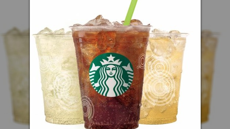 Starbucks handcrafted Fizzio sodas