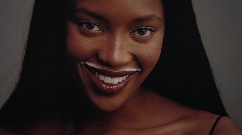 Naomi Campbell got milk ad