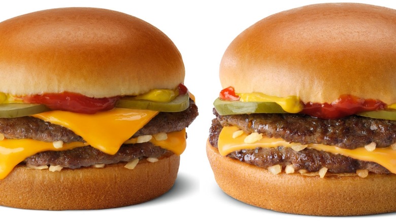 McDonald's Double Cheeseburger and McDouble