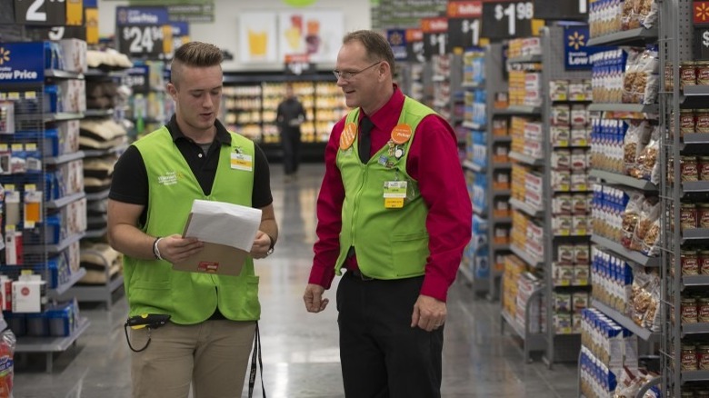 store employees at Walmart Neighborhood Market