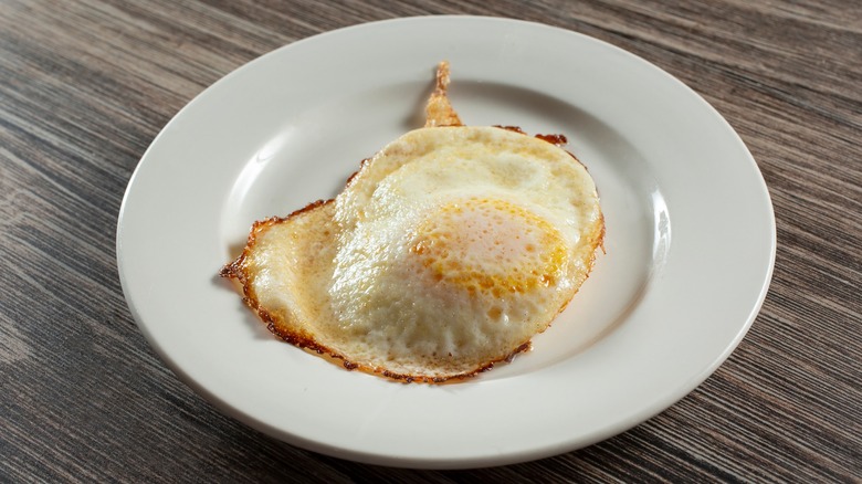 over-easy fried egg