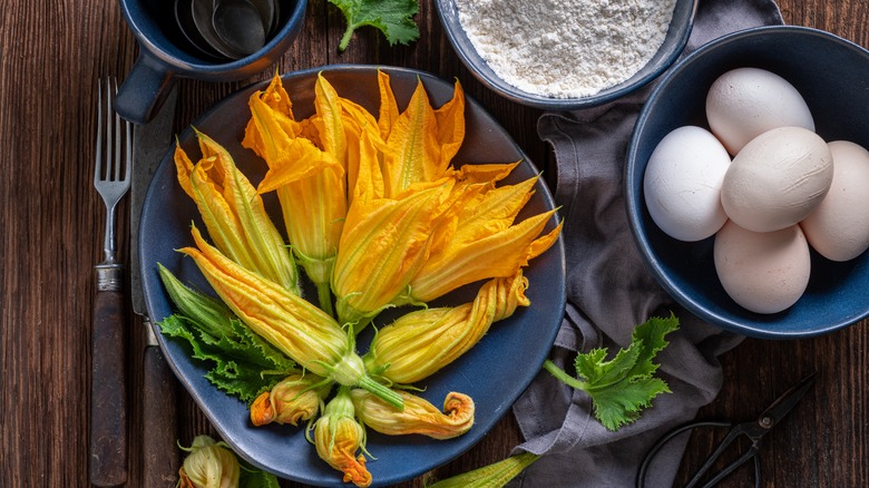 Squash flowers