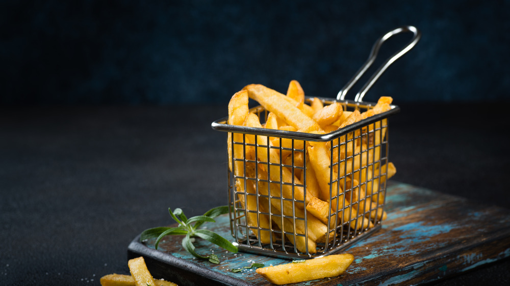 French fries in a basket