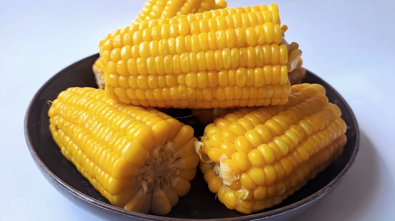 corn on the cob plate