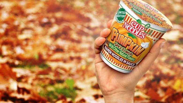 Cup Noodles Pumpkin Spice Flavors 